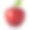 红色的苹果，叶子孤立在白色背景上素材图片