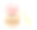 白色背景上的彩色杏仁饼干。孤立。素材图片