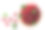 木碗里的蔓越莓，白色背景上孤立的绿叶。俯视图素材图片