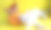 有趣的南瓜在黄色的背景下，旁边是一只白猫，看着相机。万圣节的概念素材图片