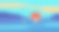海边日落极简风格平面颜色向量素材图片